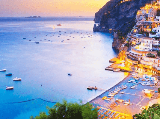 Vẻ đẹp quyến rũ lãng mạn của thành phố Positano nước Ý